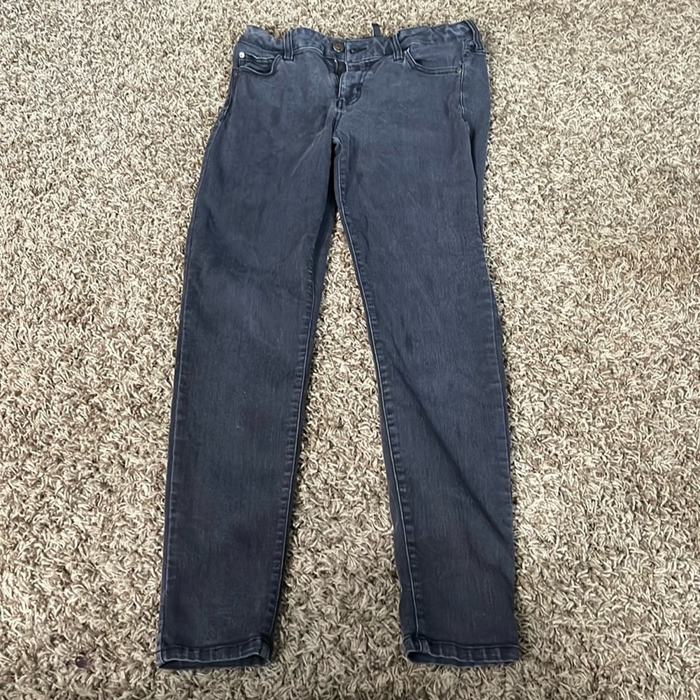 Faded black jeans. WORN